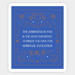 esoteric mystical quote spiritual spirituality Magnet